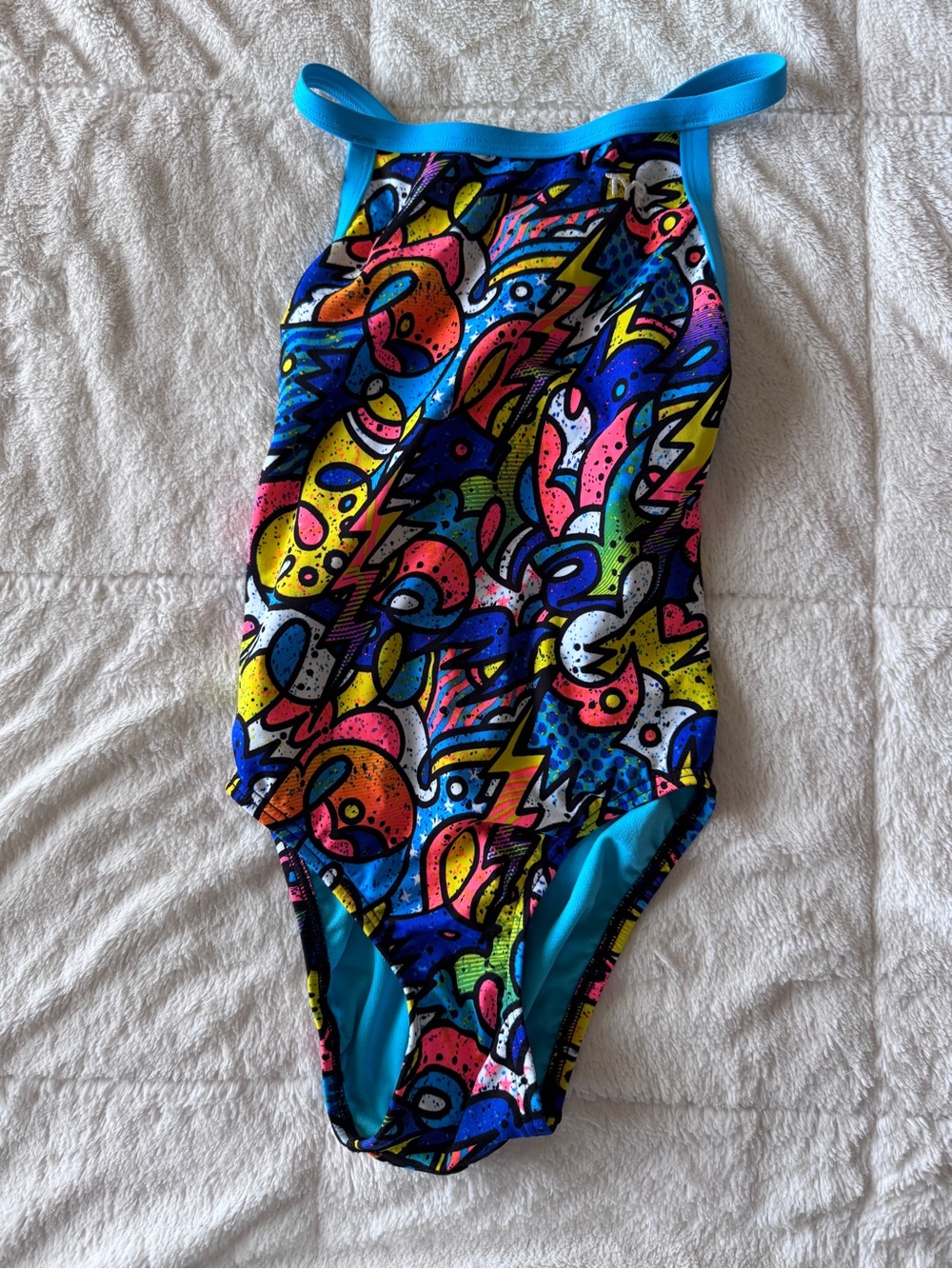 TYR Women's Astratto Swimsuit featuring graffiti-style print diamondback 26